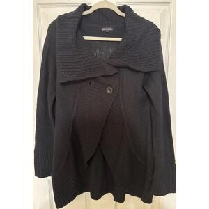 Carol Rose Black Cardigan‎ Sweater M